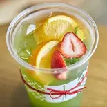 八女茶ディルオレンジと果物1種（水滴々 心斎橋）
