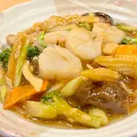 蠔油鮮貝 (貝柱カキソース) Stir-fried scallop with oyster sauce（円山飯店 神戸三宮店）