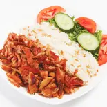 ドネルケバブセット(チキン)	Doner Kebab Set(Chicken)（TURKISH TASTE）