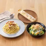 ベーコンのトマトスティックピザ付!選べてうれしい 生パスタランチ(鎌倉パスタ ダイニングイオンモール津田沼店)