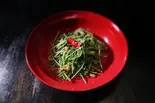 青菜のニンニク炒めWater spinach（SLOWJAM GARAGE singaporean cuisine）