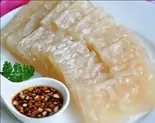 豚皮のゼリー（張闖麻辣湯）