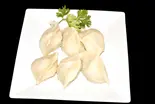 白菜・豚挽き肉入り水餃子【白菜豚肉水餃子】(六個)(中国東北家郷料理永利 豊洲駅前店(1号店))