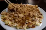 鰹節盛お好み焼き(baikal yokohama)