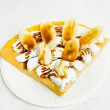 バナナ、キャラメル、生クリーム(美茶 十条店)
