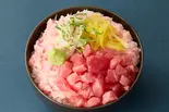 【鮪づくし】鮪×ねぎとろ2種丼 Maguro ＆ Negitoro Bowl（ネギトロ＆海鮮ユッケ丼 ととたま 西新井店）