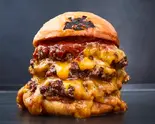 トリプルチーズバーガー Tripple Cheese Burger(SHOGUN BURGER 心斎橋店)