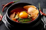豚バラ旨辛ヤンニョムスンドゥブ（韓国カルビ丼とスンドゥブ 洞山 西新店）