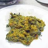 Methi chicken メティチキン（インドレストラン アブリ Indian Restaurant Aburi）