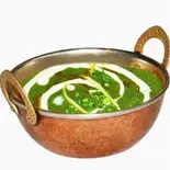 Hourensou pork curry ほうれん草ポークカレー（インド料理 パリ 六甲店）