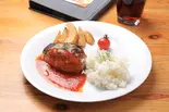トマトソースのハンバーグcafe弁(ごはん付き)（本山 de cafe HARUJI）