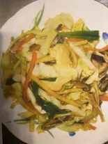 豚肉と野菜炒め(餃子の点点)