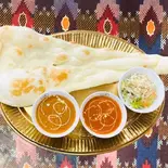 2種類のカレーセット Double Curry Set-（CURRY KING KOKUBUNGI）
