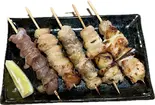 串焼き盛り合わせ 5本(海鮮丼、焼き鳥、唐揚げ専門店 大越)