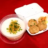 中華粥セットA（孫ちゃん上海焼き小籠包 高円寺店）