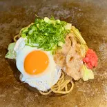 月見ネギ焼きそば（やきやき晴の花）