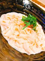 明太マヨきしめん(おばんざいときしめん鯱)
