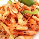 小海老の塩胡椒揚げ（南砂餃子坊）