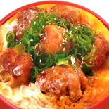 唐揚げ玉とじ丼(丼家 本膳)