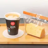 1/1000のシフォンケーキ(1/8カット)ベーシックドリンクセット（MICHAEL CLAVIS）