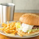 タルタルてりやきバーガーポテトドリンクセット（ビフテックバーガー）