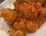 唐揚げ スイートチリ味（Bar scarabee）