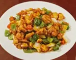 若鶏肉赤みそ炒め Chicken ＆ Red Miso Stir-Fry（中国飯店 精華楼）