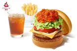 【ドリンクセット】ダブル スパイシーモスタコスバーガー(モスバーガー 薬院店)