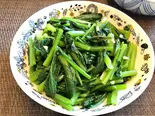 小松菜とニンニク炒め（中华料理 美中味）