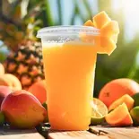 マンゴースムージー mango smoothie（ChuuChuuフルーツ盛り盛りアサイーボウル Fruit-packed Acai Bowl 山王店）