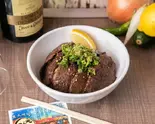極上ハラミ丼(タレ)（炭火焼肉海老洲）