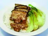豚バラかけ丼 大盛り（客来香）