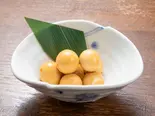 ウズラの柚子胡椒漬け（もつ鍋X九州おつまみ くすお銀座店）