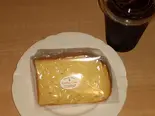 シフォンケーキ1個＆アイスコーヒー1杯（premiere cafe）