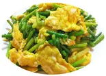 にんにくの芽の玉子炒め(蒜苗炒鸡蛋)（中華料理 玉仙楼 大塚店）