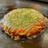 明太クリームチーズのお好み焼(月島もんじゃ もんたま 本千葉店)