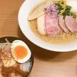 特選鴨だし白湯ラーメン×ミニ鴨肉丼(麺屋福丸)