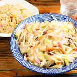 皿うどん 半チャーハンセット（じげもんちゃんぽん 品川シーズンテラス店）