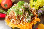 ダントツ人気No.1【6個・オム卵】和風醤油のからあげ丼（オム卵からあげ丼 火の鳥 天下茶屋店）
