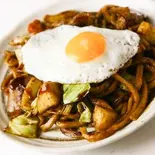 インディアン焼うどん（鉄板焼 焼きうどん 伊鉄）