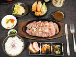 アンガスビーフステーキ定食（こだわりや隠れ家）
