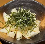 山芋のワサビ醤油 Yam in Wasabi Soy Sauce（串揚げあげあげ中井店）