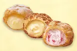 8月限定6個セット(パイシュー2個+クッキーシュー2個+ストロベリーチーズケーキ2個)（ビアードパパ 栄森の地下街店）