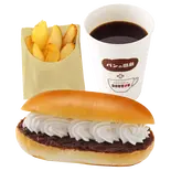 選べるコッペパンセットA<ポテト&ドリンク付き>(パンの田島 浅草ROX店)