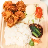 つくば鶏のからあげ定食（定食あさひ）