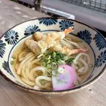 えび天うどん（うどんとドーナツのお店まんまカフェ）