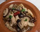 【ごちそう】きのこのアヒージョセット(バスク風カニグラタン専門店 カニかめ)