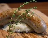 自家製 腸詰めハンバーグ(幸せバル KANEL.)