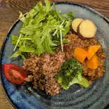 ビーガン用キーマカレー（お茶カフェ うさぎ）