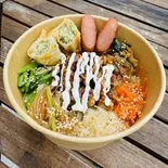 チキンマヨビビンバ 치킨마요비빔밥（吉弁 からあげ＆弁当）